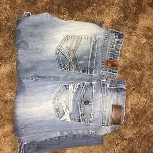 2 pairs of bke jeans